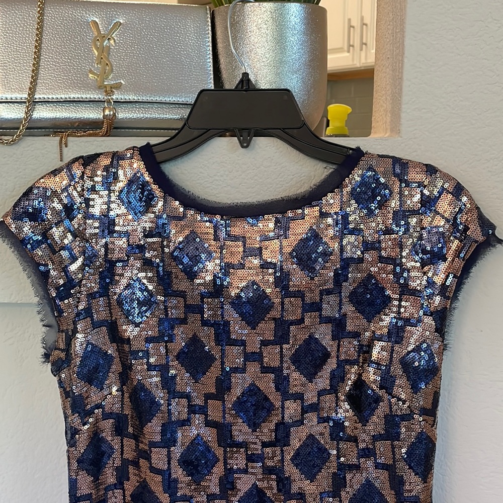 💜 Vince Camuto Dress sequins cocktail dress Party dress iso - Picture 6 of 17